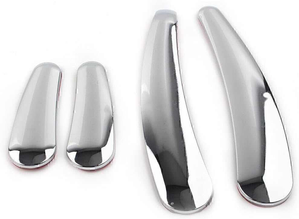 ya 4 8.10 4Pcs Chrome Swingarm F for Ram e Insert Set Fit for Harley Softail Models 2008-up Curved