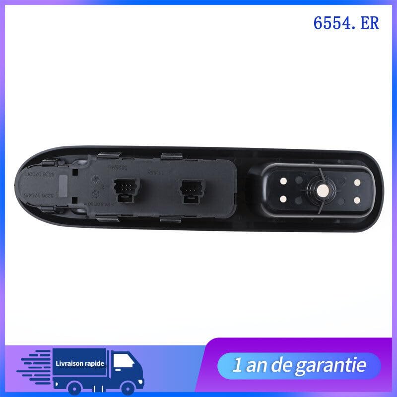 ya 4 8.8 Pour for Peugeot 407 04-11 COM for Man DE Leve VITRE Bouton 9 PIN 6554.ER 6554ER