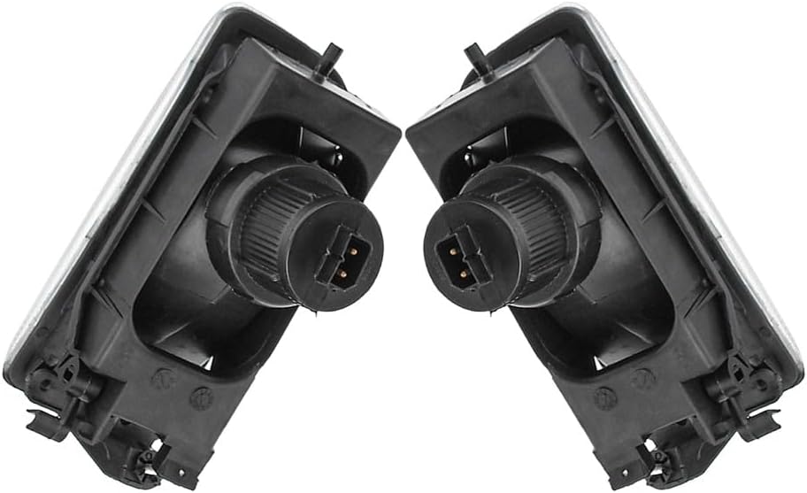 ya 9 10.24 Fits For 3' E36 1992-1998 Front Left & Right Bumper Fog Light Lamp Without Bulb