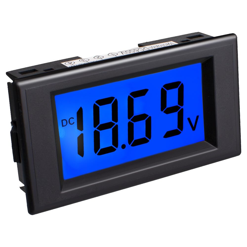 ya 16 10.20 baidi DC 0-600V Digital Display HD Voltmeter Panel for Measuring Isolated Power Supply