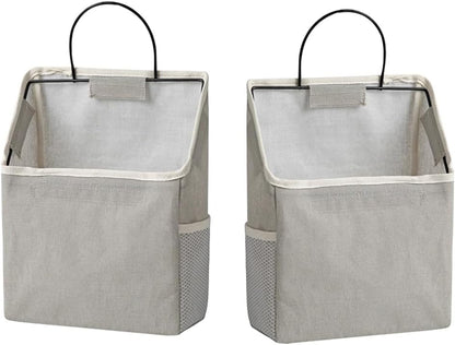 ya 2 8.15 2 Sets Wall Mounted Storage Bag over The Door Hanging Closet Pouch behind
