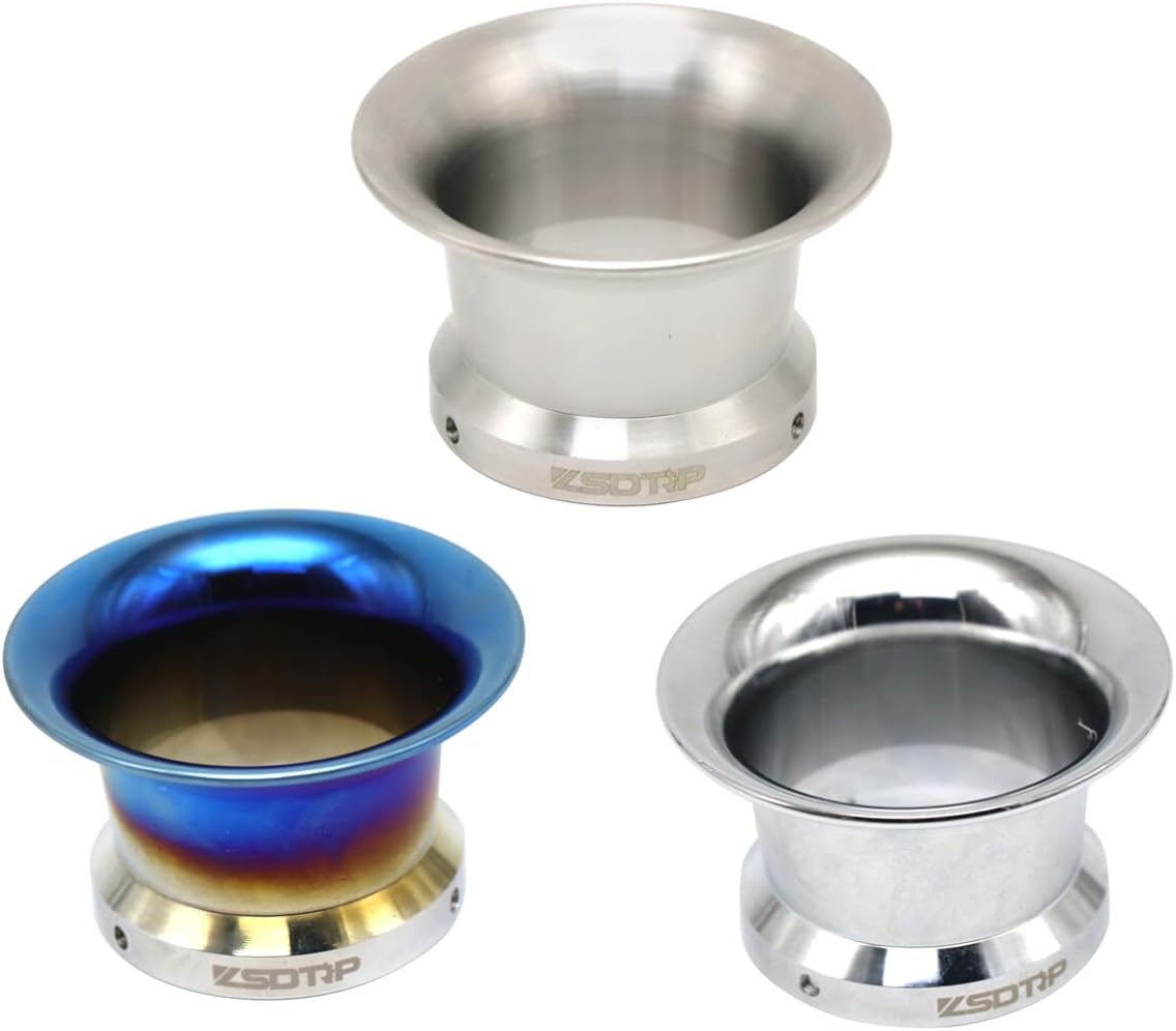 ya 5 8.24 baidi 50mm Motorcycle Carburetor Velocity Stack Stainless Steel Air Filter Cup Funnel