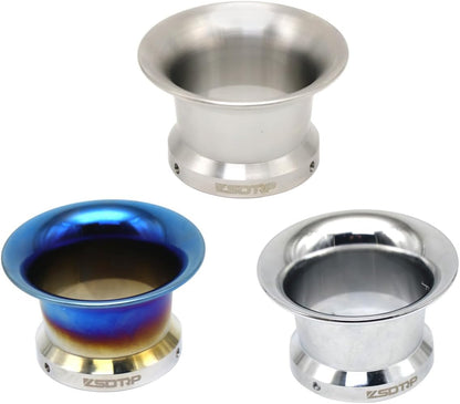 ya 5 8.24 baidi 50mm Motorcycle Carburetor Velocity Stack Stainless Steel Air Filter Cup Funnel