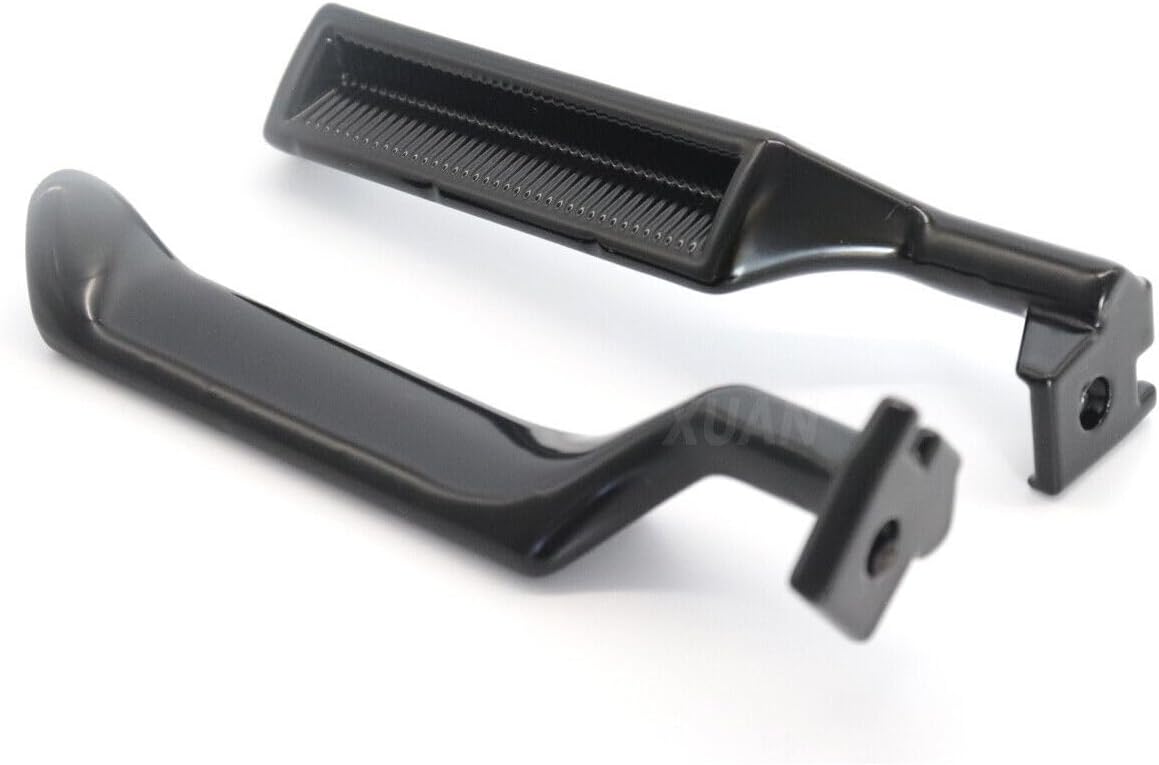 ya 10 9.16 baidi Black Pair Left RH Metal Inside Door Handles Set for F150 F250 F350 Bronco 87-96