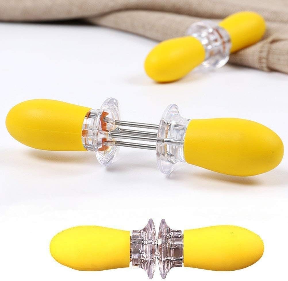 ya 14 9.20 baidi ?8 Pcs Stainless Steel Corn On The Cob Skewers Forks Prongs BBQ Kitchen YZ AC SP-1