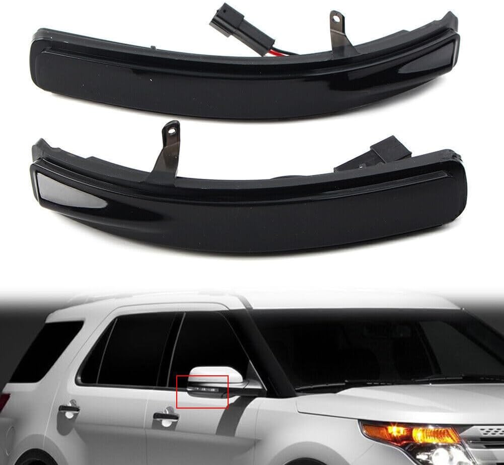 ya 11 9.14 baidiDynamic Side Mirror Turn Signal Sequential Light for Ford Explorer 2011-2019 USA