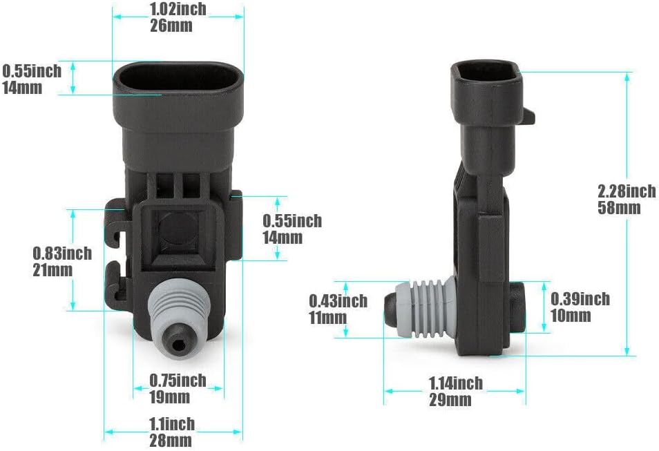ya 4 8.8.2 for Chevrolet for Buick for Cadillac for GMC Hummer for Isuzu 16238399 Fuel Tank Pressure Sensor