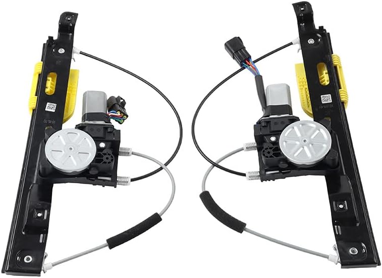 ya 2 8.15 Power Window Regulator Assembly for Jaguar XF X XFR-S 2009-2015 Black pair