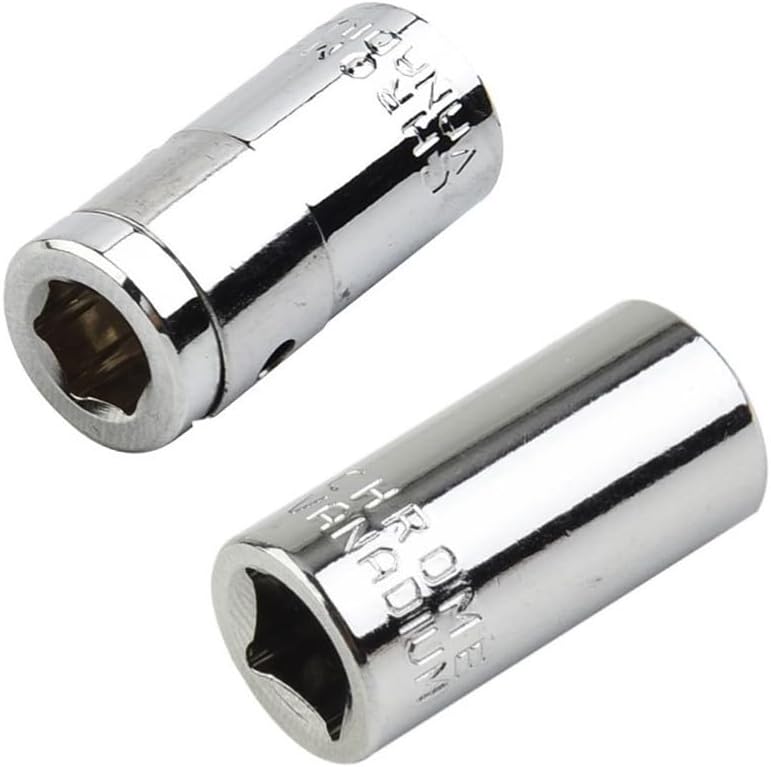 ya 14 9.20 baidi 2 Pcs 1/4 Square Drive To 1/4 Hex Socket Bit Converter Screwdriver Bit Adapter-1