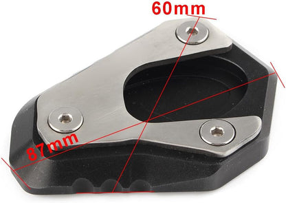 ya 2 8.15 Motorcycle Kickstand Side Stand Pad Extension for Kawasaki ZX-10R 2011-2023 GOLD