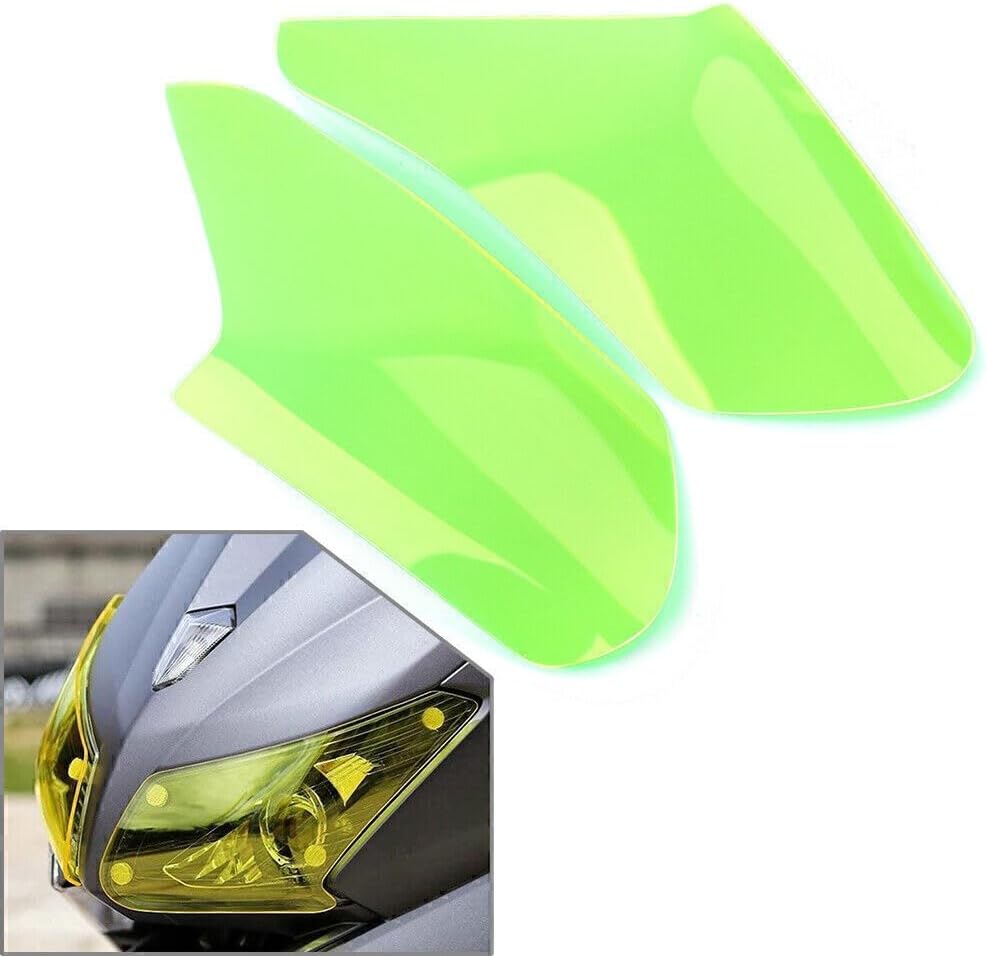 ya 6 8.14 Green Front Headlight Guard Shield Screen Lens for Yamaha T-MAX530 2013-2014