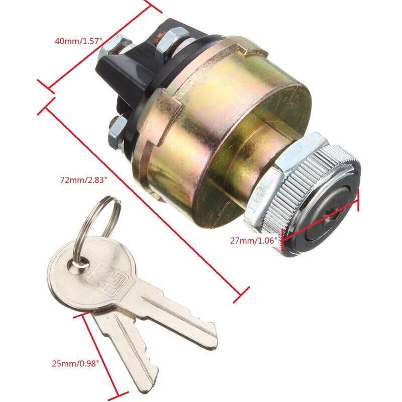 ya 3 8.24 baidi A Set of Ignition Switch Lock Control with 2 Keys Suitable for KS6180 US14 UN148 CS7UL3 S11
