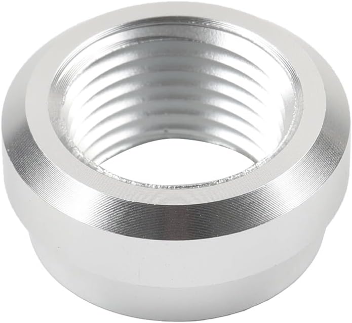 ya 11 9.14 baidi1Pcs 3/8NPT Silver Aluminum Weld On/In Flange Fuel Fitting Bung Female Thread