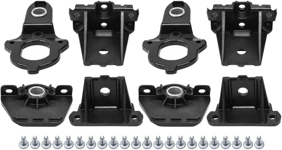 ya 5 8.10 2X Front Headlight Bracket Repair Kit For 2016-19 7 Series G11 G12 63117440362