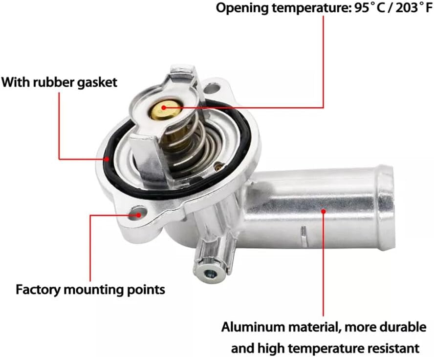 ya 2 8.15 1 thermostat housing with washer suitable for Jeep for Grand Cherokee for Wrangler for Jeep for Grand
