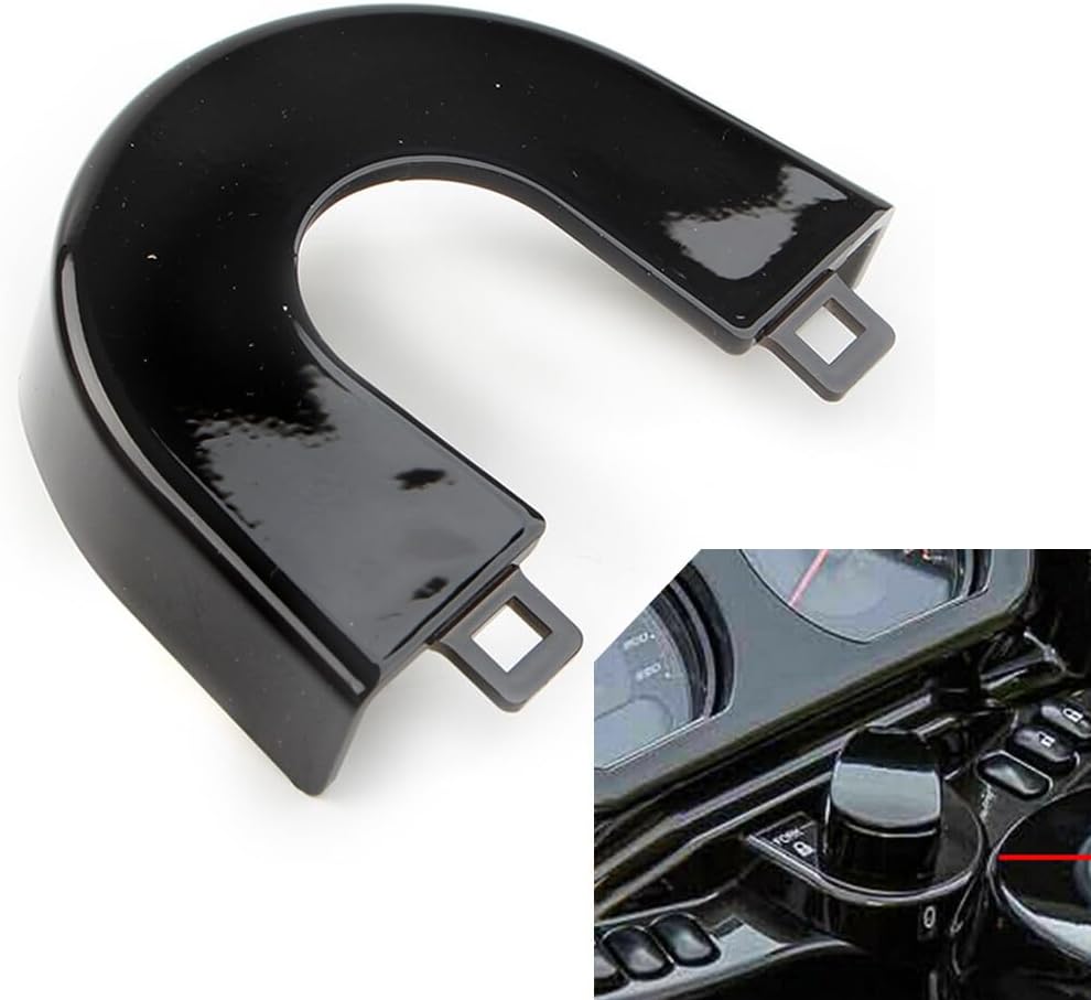 ya 23 10.7 baidi Ignition Switch Panel Trim Fit for Harley Road Glide 2015-2021 Black USA
