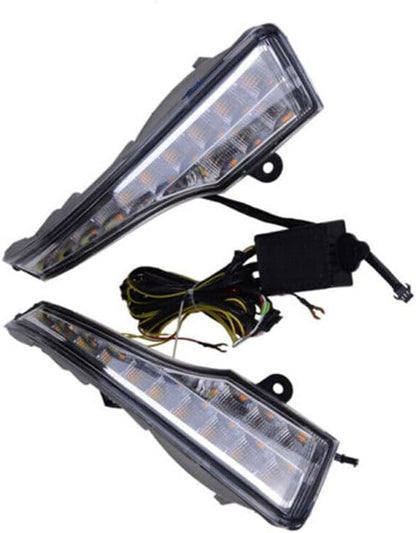ya 4 8.10 Fog lamp LED DRL daytime running light suitable for Nissan Teana Altima 2013 2014 2015