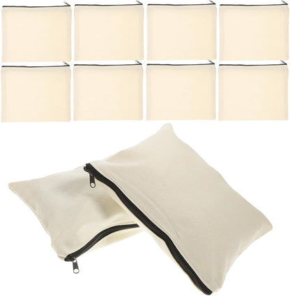 ya 26 10.21 baidi 10PCS Zipper Storage Pouch Tool Pouches with Zipper Tool Organizer Pouch