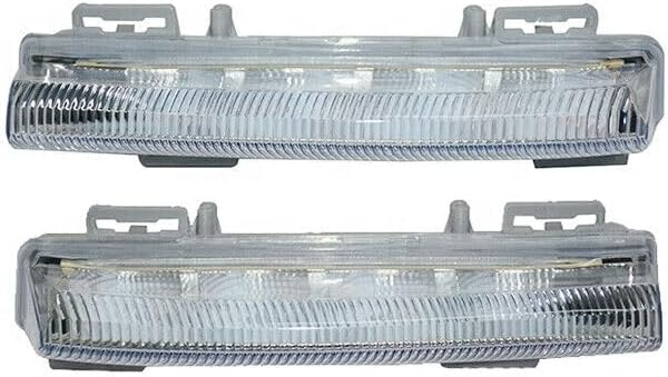 ya 10 9.16 zhengce 1Pair L+R Daytime Running Light Fog Lamp for Mercedes-Benz W204 S204 C350 W