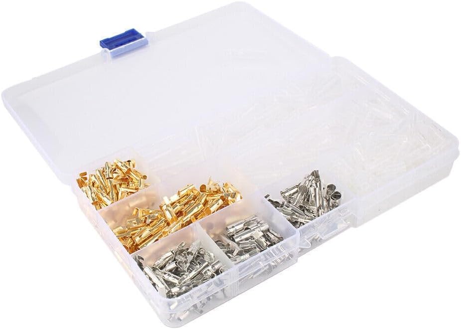 ya 16 10.20 baidi 3.9mm Motorcycle Brass Male & Female Connector w/Covers 100 Sets