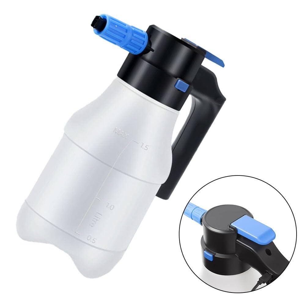 ya 13 9.15 baidi Electric Car Foam Sprayer with USB 1.5 Liters Car Wash Kit Foam Pump Sprayer