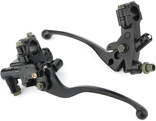 ya 4 8.14 2X 7/8 Motorcycle Hydraulic Brake Lever Brake Cylinder Clutch Lever alufor Minium 10mm