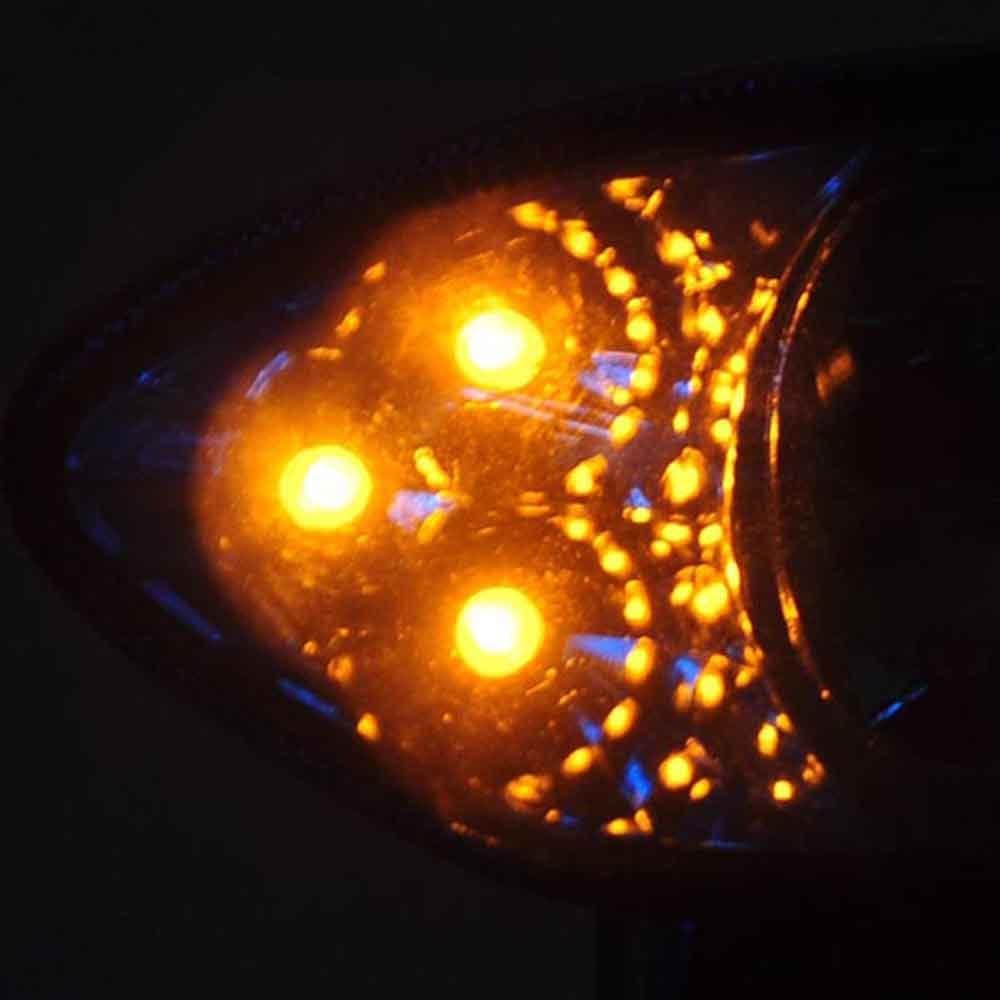 ya 23 10.7 baidi Smoke LED Tail Light Brake Turn Signal Lamp for Suzuki GSX1300R Hayabusa 99-07