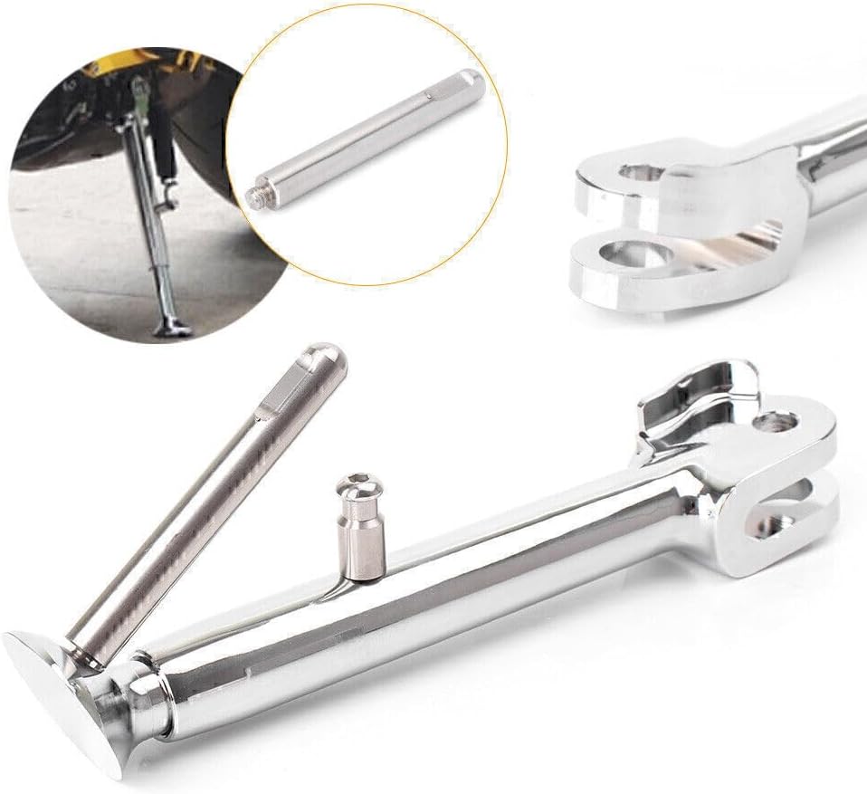 ya 2 8.15 Kickstand Side Stand Support Adjustable Fit for Yamaha MT09 FZ09 2013-17 Motorcycle