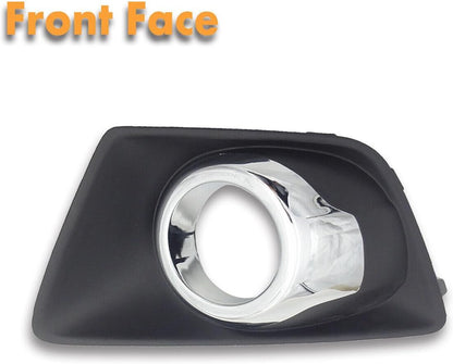 ya 11 9.14 zhengce 1Pcs Left Driver Fog Light Lamp Trim Cover Bezel Fit for Ford Ecosport 2013