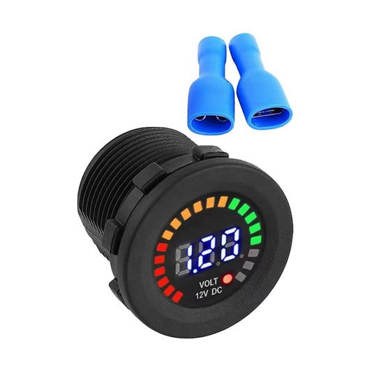 ya 16 10.20 baidi DC 12v-24v Waterproof LED Voltage Meter for Automotive and Motorcycle Battery