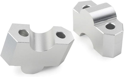 ya 4 8.8.2 Handlebar Riser Clamp Fit for Kawasaki Z750 2004-12 Z1000 2003-16 Chrome Motorcycle
