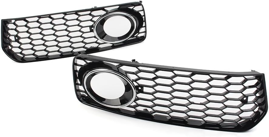 ya 23 10.7 baidi Honeycomb Front Bumper Fog Light Grille Cover for Audi A5 S5 B8 RS5 08-12