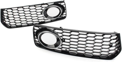 ya 9 10.24 Fit for Audi A5 S5 B8 RS5 08-12 Honeycomb Front Bumper Fog Light Grille Cover