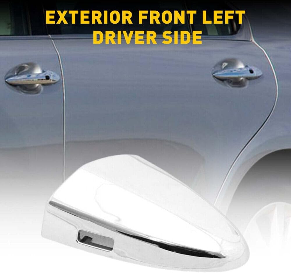 ya 10 9.16 baidi Front Driver Side LH Chrome Door Handle Key Cover for 2007-2012 for Lexus ES350