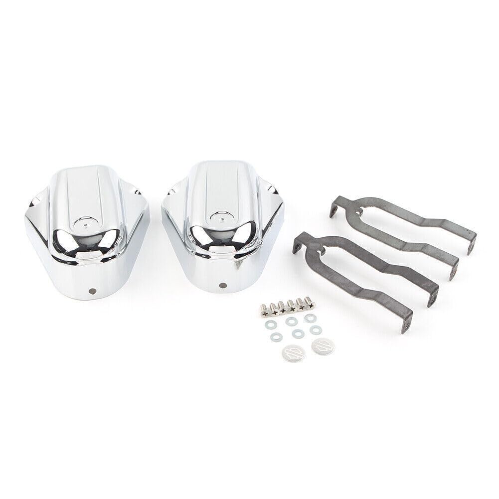 ya 6 8.14 Motorcycle Rear Swingarm Axel Phantom Cap Fit Harley Softail 2008-2017 Chrome
