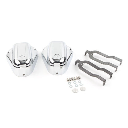 ya 6 8.14 Motorcycle Rear Swingarm Axel Phantom Cap Fit Harley Softail 2008-2017 Chrome