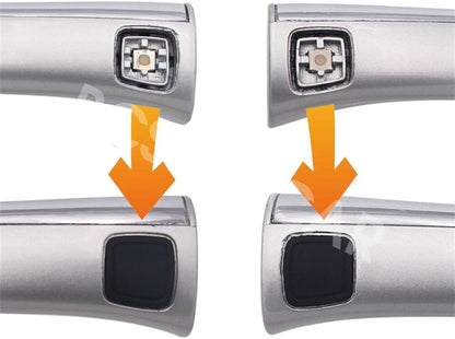 ya 10 9.16 baidi Keyless Entry Car Door Handle Button Cap Fit for Mercedes-Benz SL550 2003-2008
