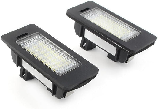 ya 4 8.10 Fit for Porsche Cayenne Touareg LED Number License Plate Lamps Lights Decoder