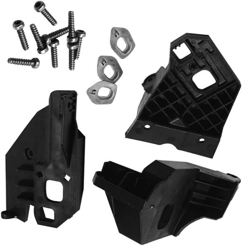 ya 9 10.24 Passenger Headlight Housing Bracket Kit for A-Class W176 2013-2017 Black