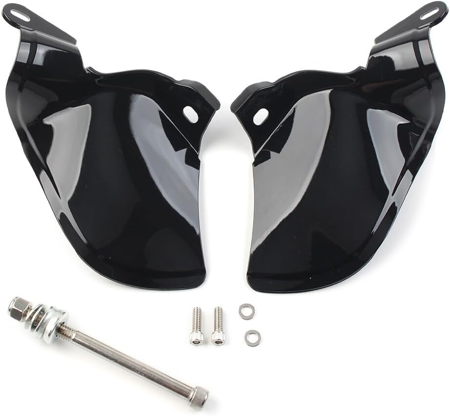 ya 4 8.10 Reflective Smoke Saddle Shield Air Heat Deflector Fit for Harley Softail 2018-23