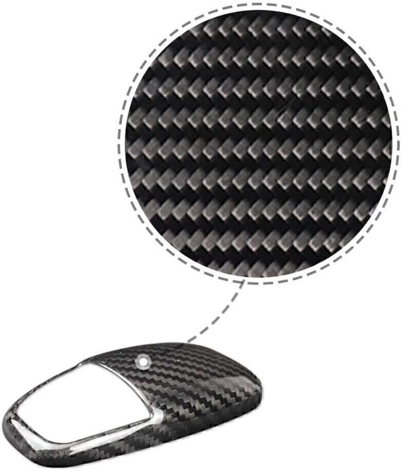 ya 4 8.14 Gear Shift Knob Cover Sticker Trim Fit for Challenger for Charger 2015-2020 Carbon Fiber