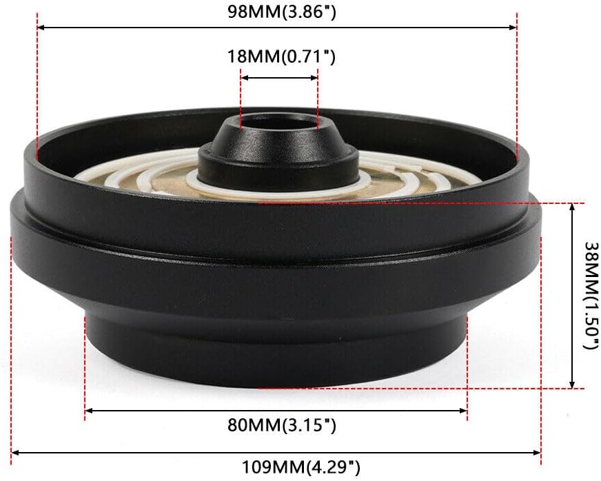 ya 10 9.16 zhengce Steering wheel short hub adapter kit 6 holes for 79-04 for Ford for Mustang