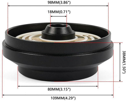 ya 10 9.16 zhengce Steering wheel short hub adapter kit 6 holes for 79-04 for Ford for Mustang