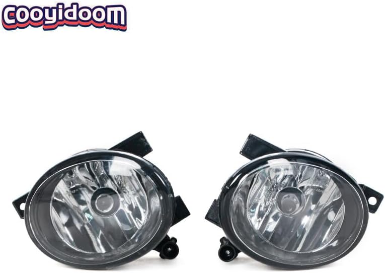 ya 9 10.24 2Pcs Front Clean Lens Fog Light Lamp for VW for Tiguan 2012 2013 2014 2015 2016 2017