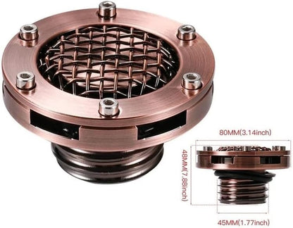 ya 13 9.15 baidi Bronze Fuel Tank Cap for Harley Sportster 883 1200 Mesh Fuel Oil Tank Cover
