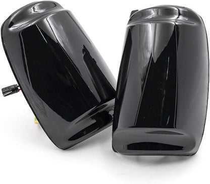 ya 4 8.10 2 Pieces Smoked LED Side Mirror Turn Signal Lights for 2015 - for Ford Transit 150 250 350 HD 
