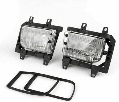 ya 10 9.16 zhengce Front Bumper Clear Plastic Lens Fog Lights Fits 1985-1993 E30 3- Sedan