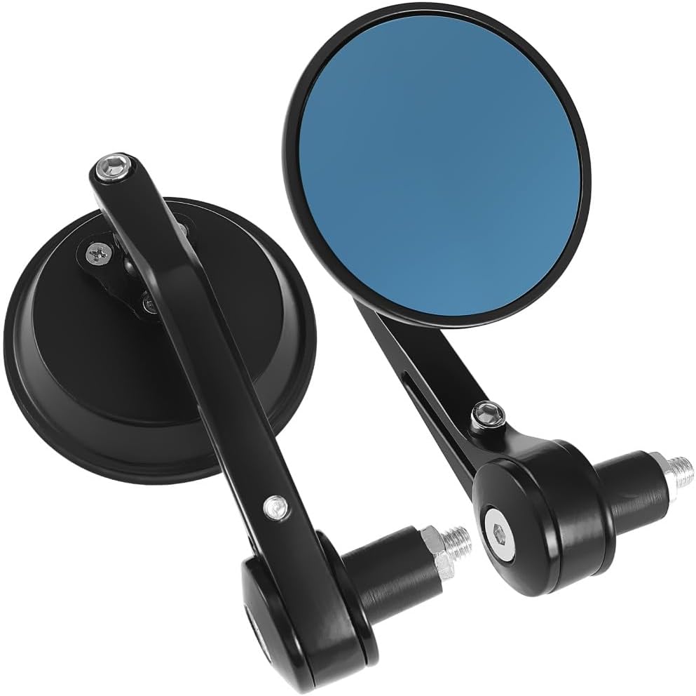 ya 2 8.15 Round Hand Grating Mirror Baby Universal Motorcycle Mirrors Rear View