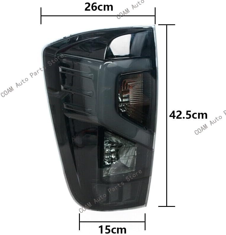 ya 4 8.24 baidi Left Side Smoked Tail Light for Nissan Frontier Navara NP300 D23 2015-2023