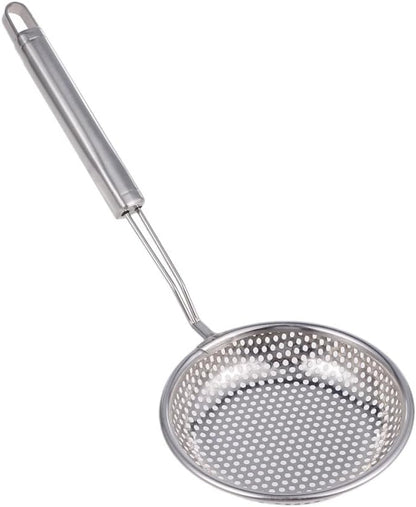 ya 14 9.20 baidi Stainless Steel Colander Fried Food Strainer Cooking Strainers Scoop-1